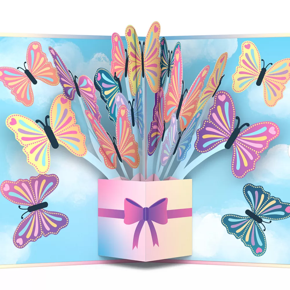 Lovepop Greeting Cards | Birthday | Act Like It's Your Birthday Butterflies Pop-Up Card