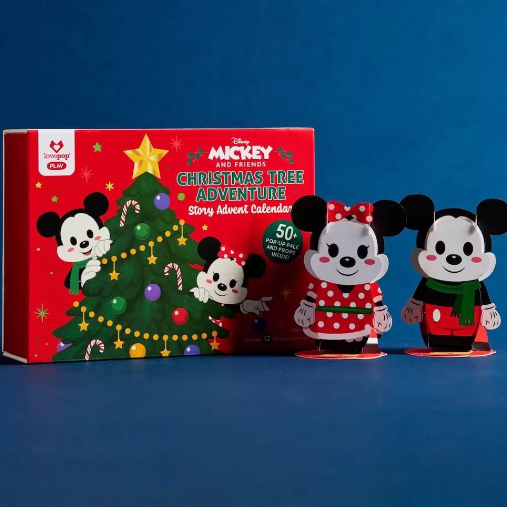 Lovepop Advent Calendars | Christmas 12/25 | Advent Calendar: Disney's Mickey and Friends Christmas Tree Adventure