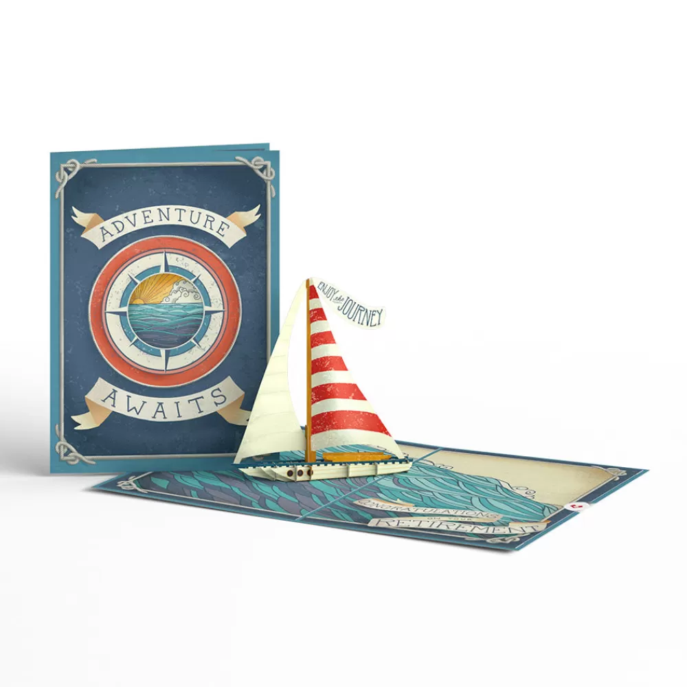 Lovepop Congratulations | Retirement | Adventure Awaits Retirement Pop-Up Card