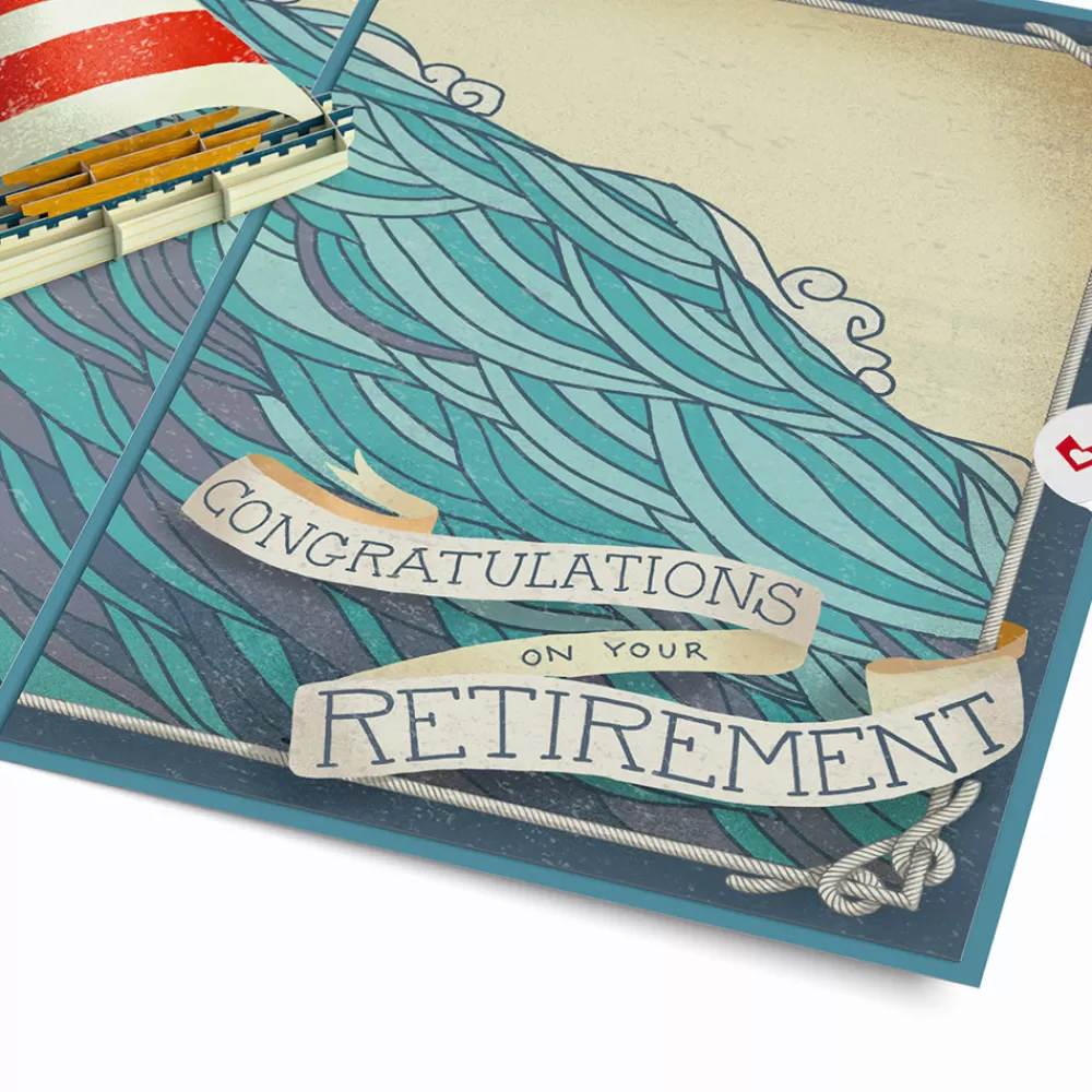 Lovepop Congratulations | Retirement | Adventure Awaits Retirement Pop-Up Card