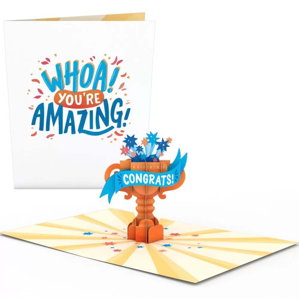 Lovepop Congratulations | Graduation | Amazing Congrats Trophy: Paperpop® Card