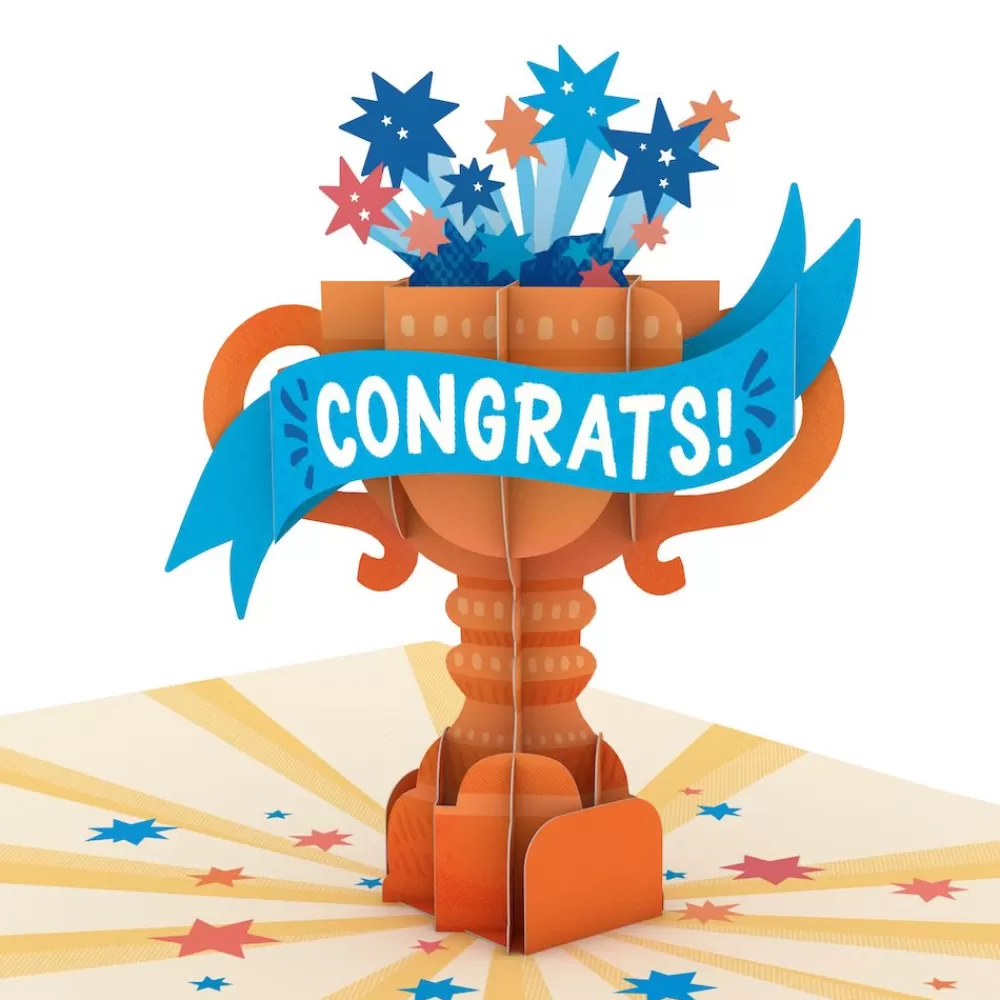 Lovepop Congratulations | Graduation | Amazing Congrats Trophy: Paperpop® Card