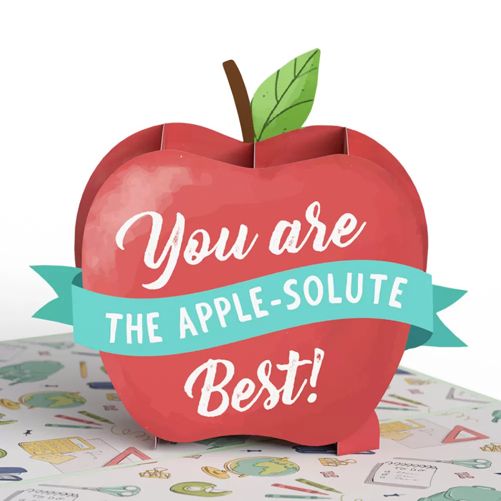 Lovepop Just Because | Thank You | Amazing Teacher Apple Pop-Up Card