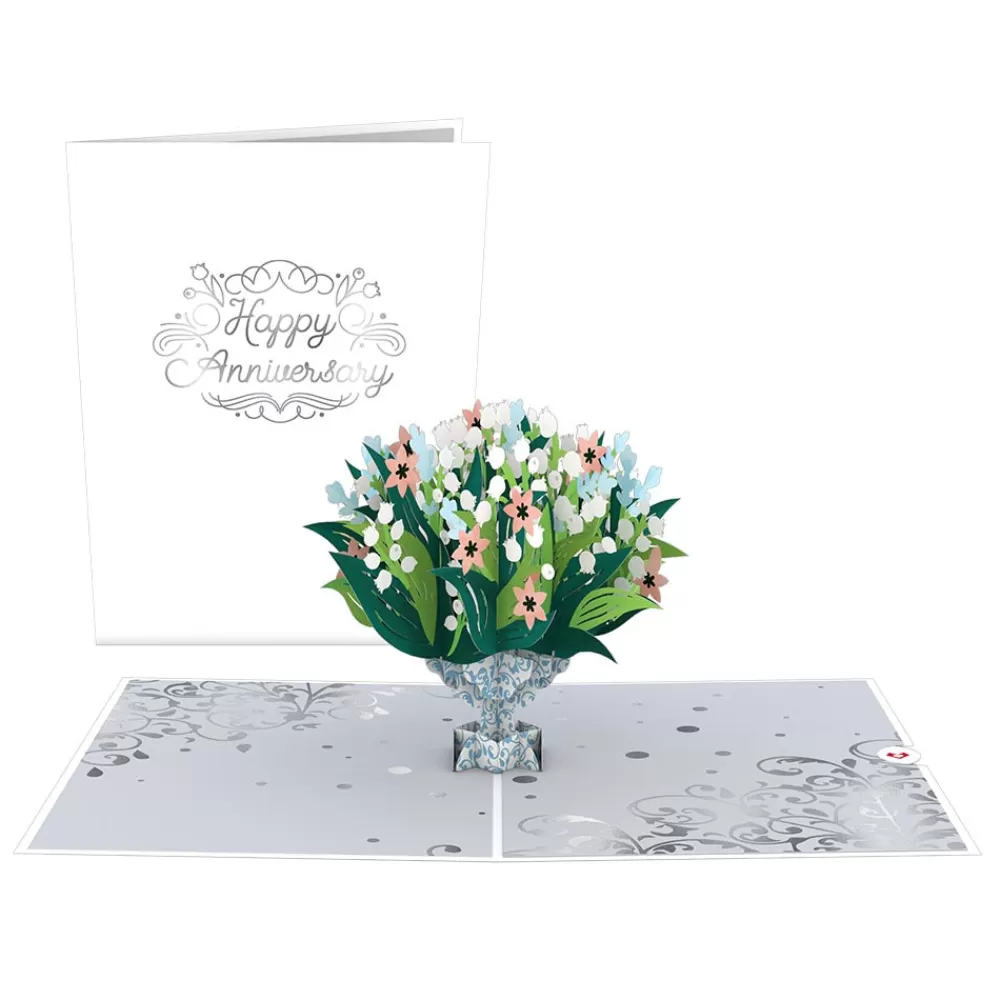 Lovepop Greeting Cards | Anniversary | Anniversary Lily of the Valley Pop-Up Card