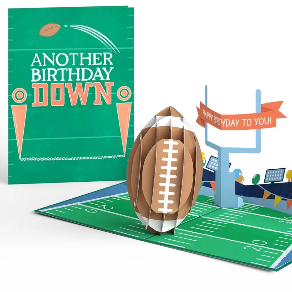 Lovepop Greeting Cards | Birthday | Another Birthday Down Football Pop-Up Card