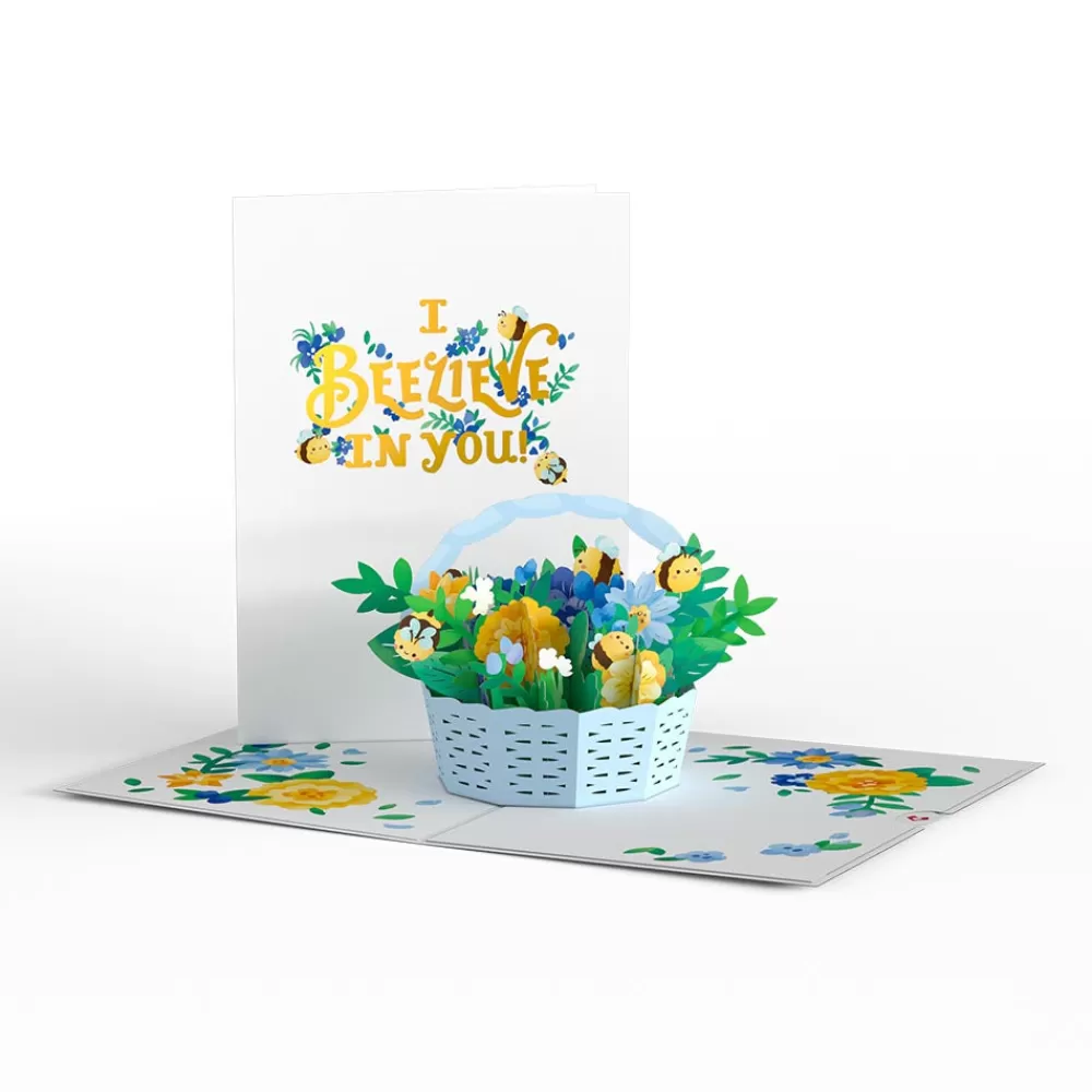 Lovepop Greeting Cards | Just Because | Beelieve Bee-utiful Flower Patch Pop-Up Card