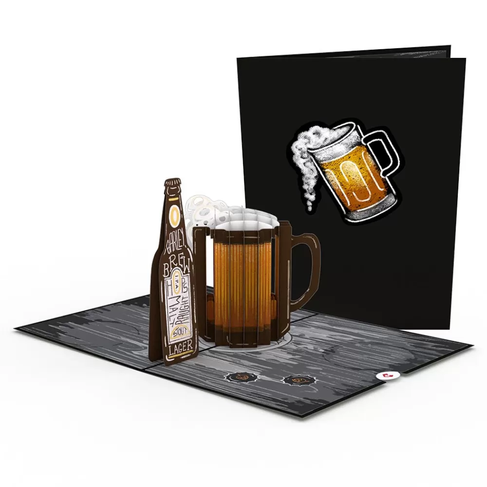 Lovepop Greeting Cards | Congratulations | Beer Pop-Up Card