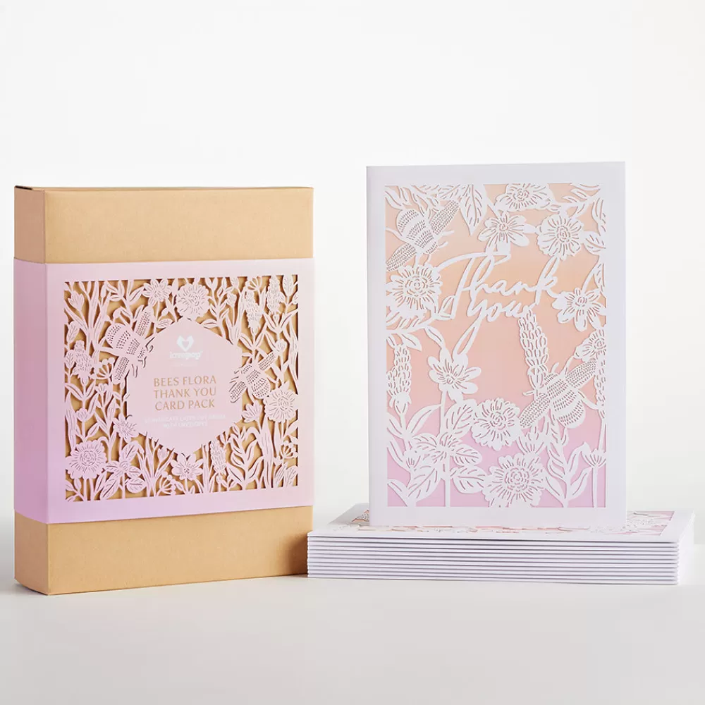 Lovepop Value Packs | Thank You | Bees Flora Thank You Card Pack (12-Pack): Moments™ Card