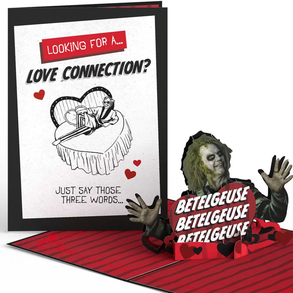 Lovepop Valentine'S Day 2/14 | Him | Beetlejuice™ Love Connection Pop-Up Card