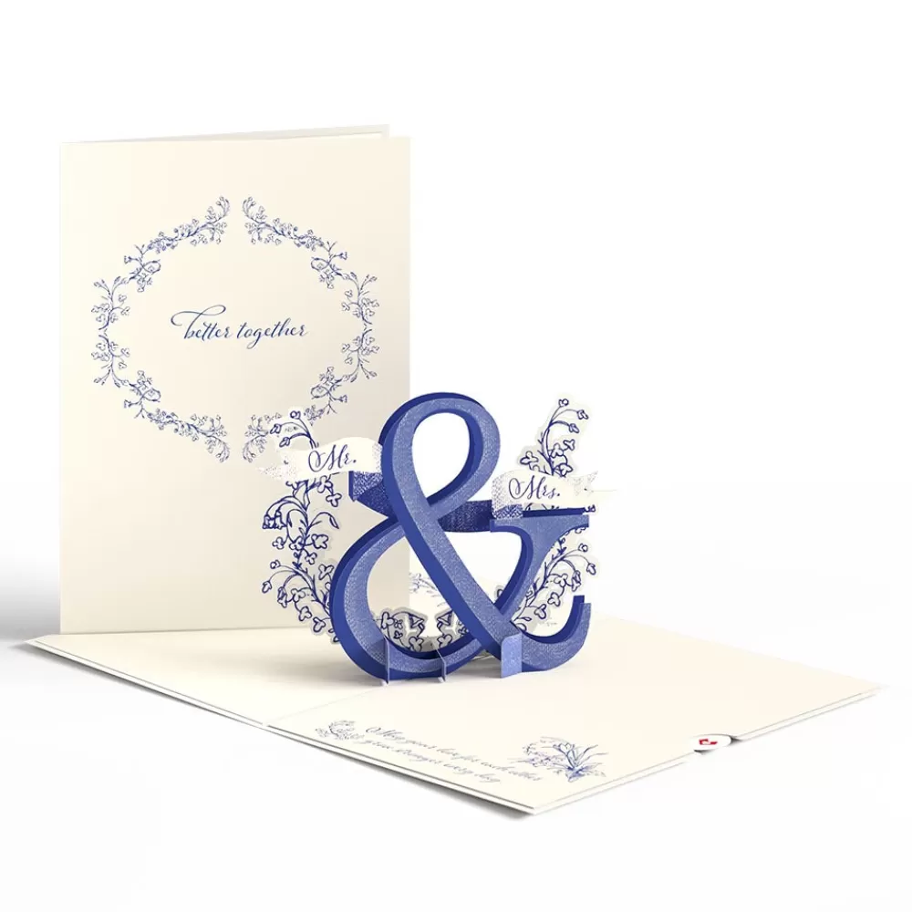 Lovepop Greeting Cards | Wedding | Better Together Mr. & Mrs. Wedding Pop-Up Card