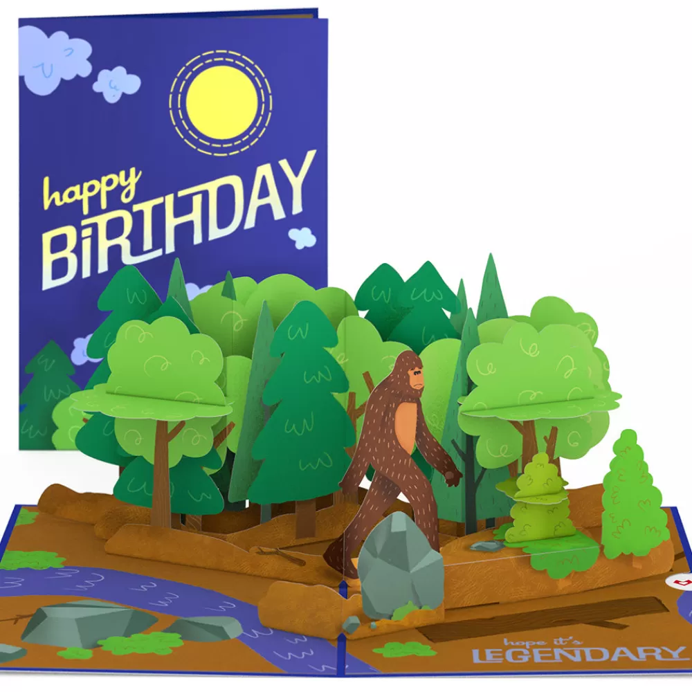 Lovepop Greeting Cards | Birthday | Bigfoot Legendary Birthday Pop-Up Card