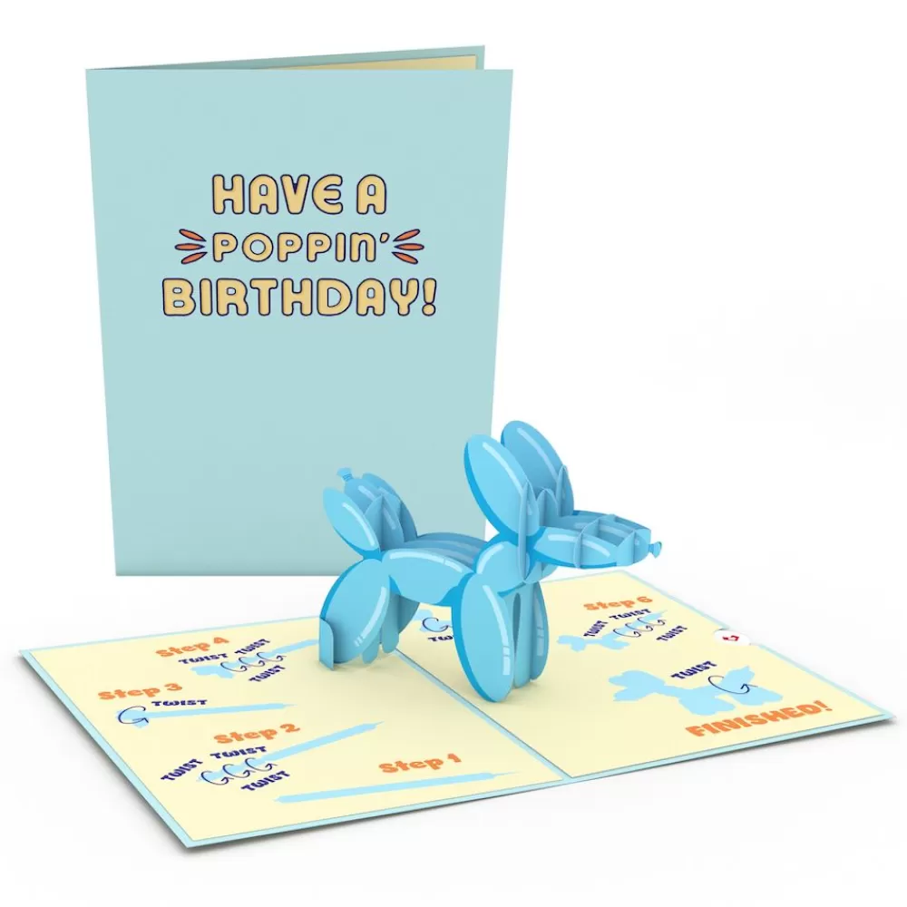 Lovepop Greeting Cards | Birthday | Birthday Balloon Animal Pop-Up Card