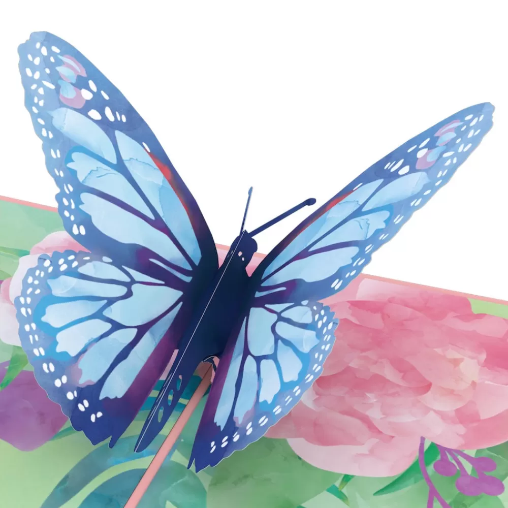 Lovepop Greeting Cards | Birthday | Birthday Blue Morpho Butterfly Pop-Up Card