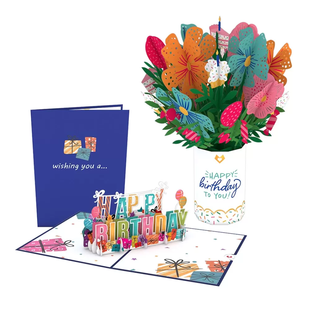 Lovepop Pop-Up Bouquets | Card & Gift Bundles | Birthday Bundle