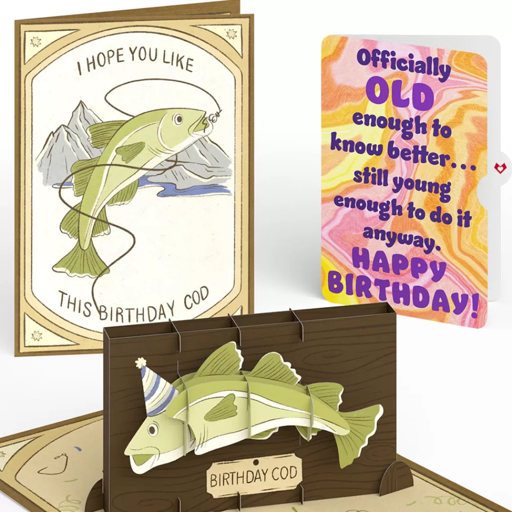 Lovepop Birthday | Birthday Cod Pop-Up Card and Sentiment Set