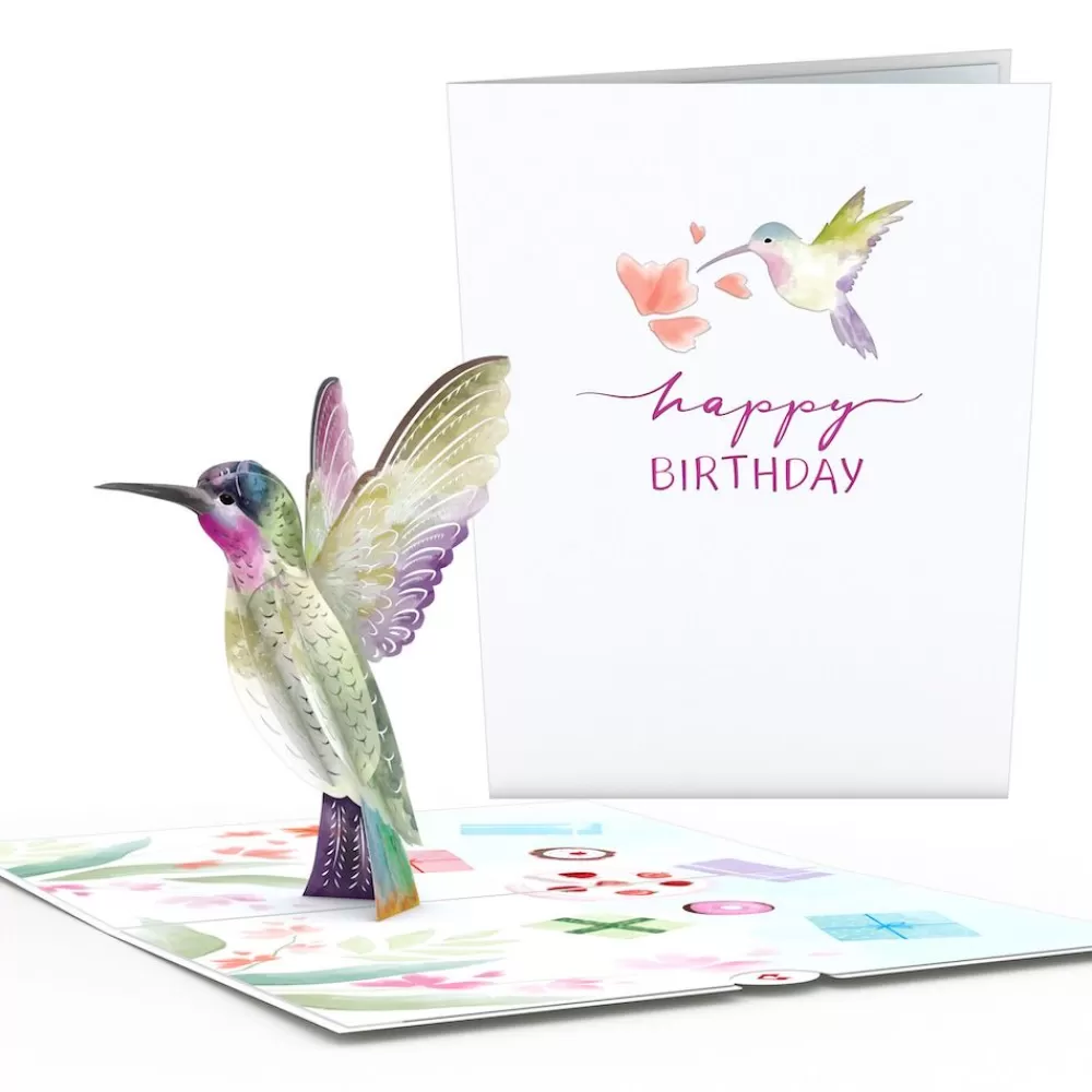 Lovepop Greeting Cards | Birthday | Birthday Hummingbird Pop-Up Card