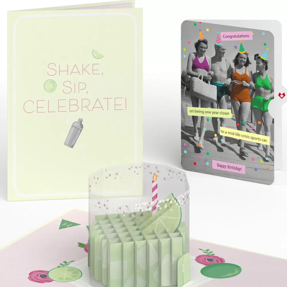 Lovepop Birthday | Birthday Margarita Pop-Up Card and Sentiment Set