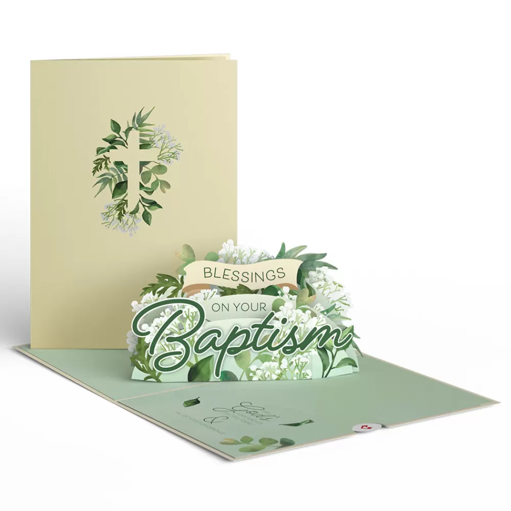 Lovepop Baby | Religious | Blessings on Your Baptism Pop-Up Card