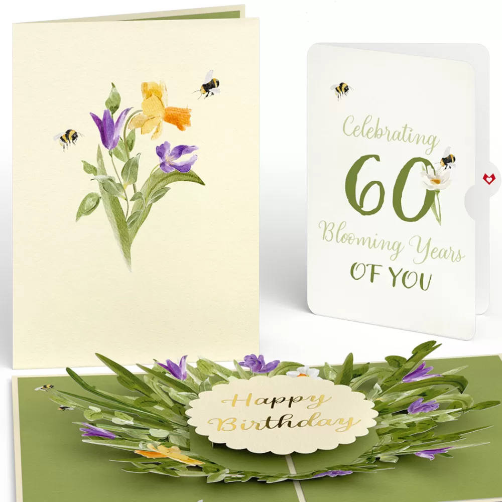 Lovepop Birthday | Bloom 60th Birthday Pop-Up Card and Sentiment Set