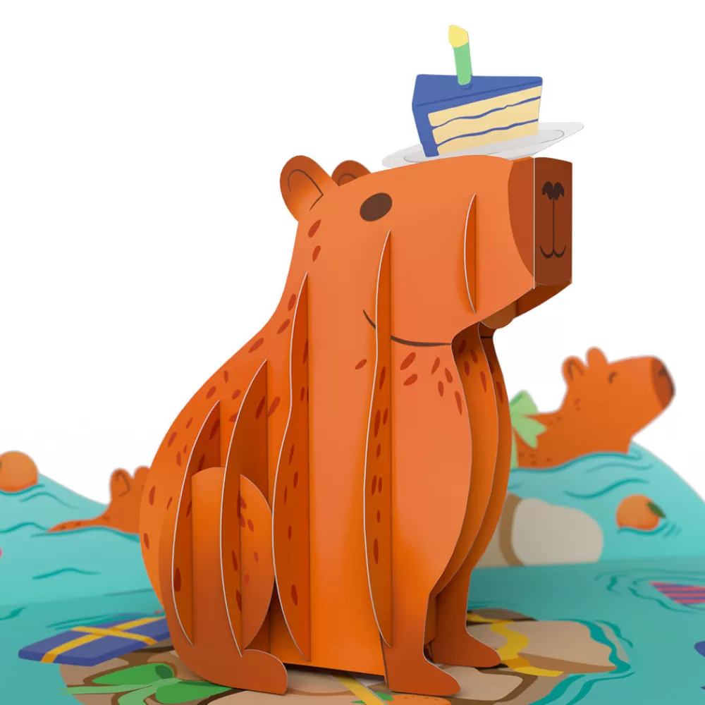 Lovepop Greeting Cards | Birthday | Capybara Birthday Pop-Up Card