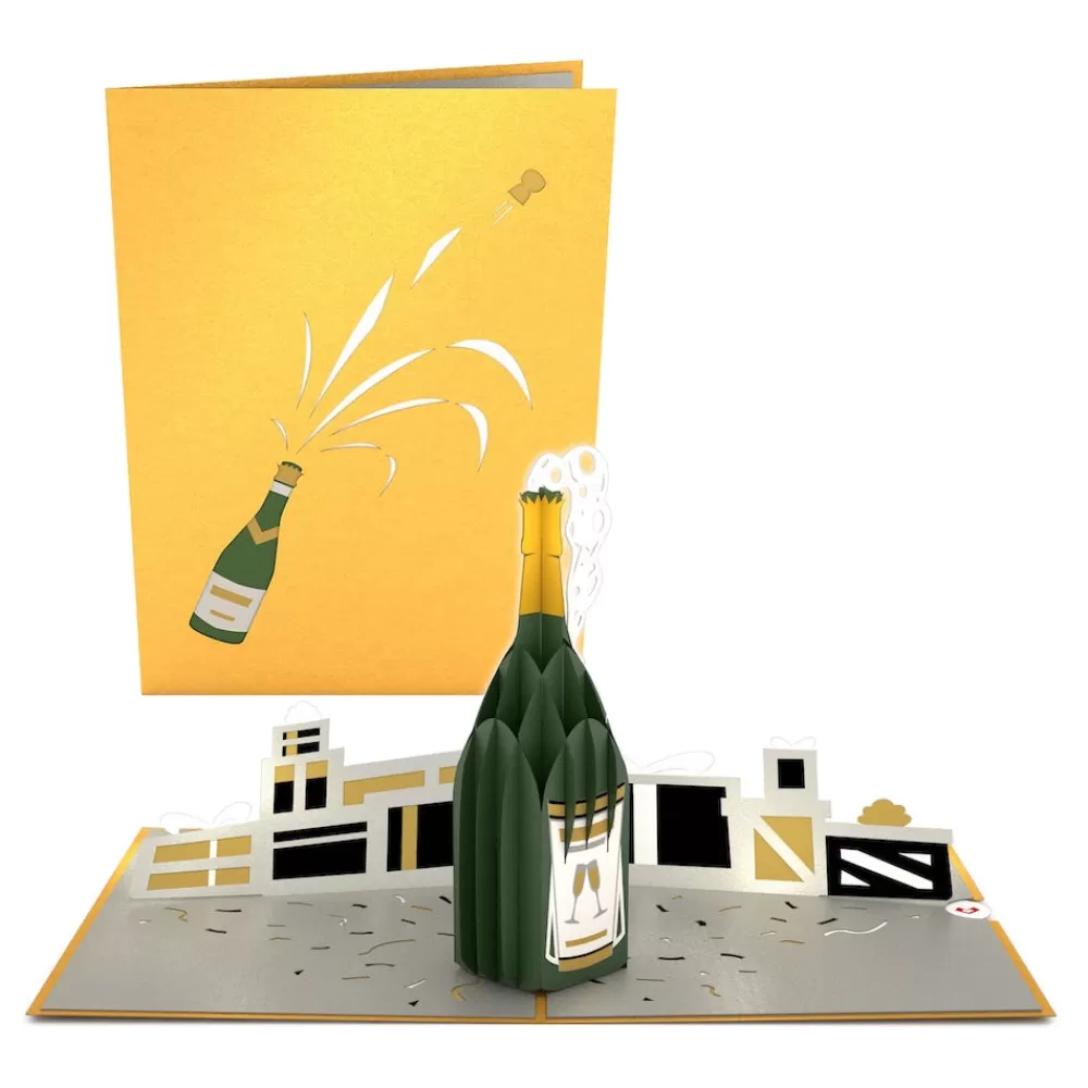 Lovepop Greeting Cards | Birthday | Champagne Celebration Pop-Up Card