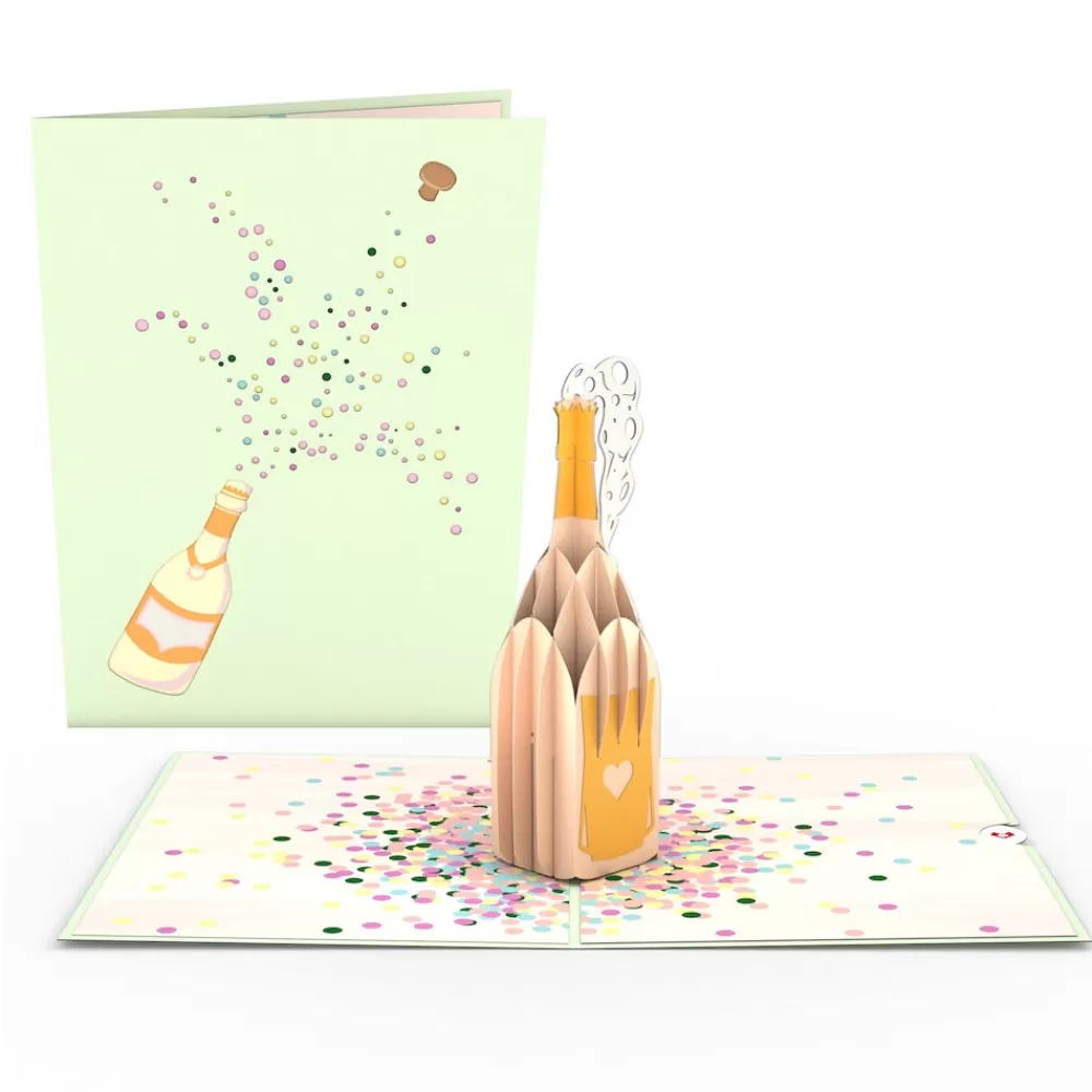 Lovepop Greeting Cards | Birthday | Champagne Pop Pop-Up Card