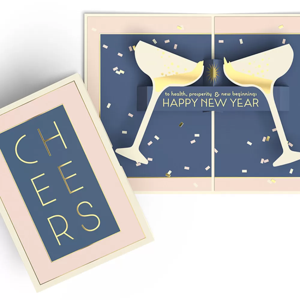 Lovepop Greeting Cards | New Year 1/1 | Cheers Happy New Year Pop-Up Card