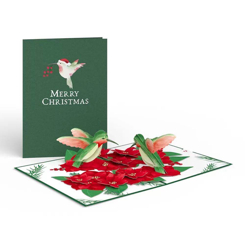 Lovepop Christmas 12/25 | Christmas Hummingbirds Pop-Up Card