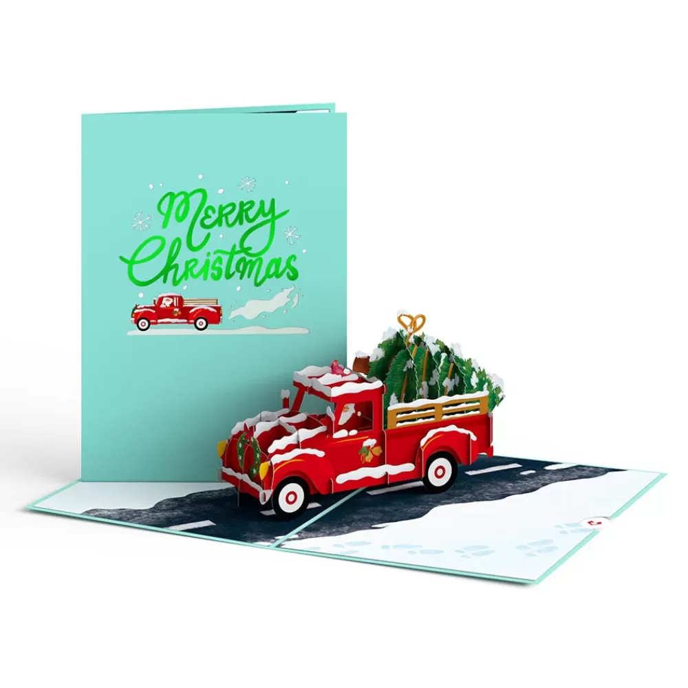 Lovepop Greeting Cards | Christmas 12/25 | Christmas Truck Pop-Up Card