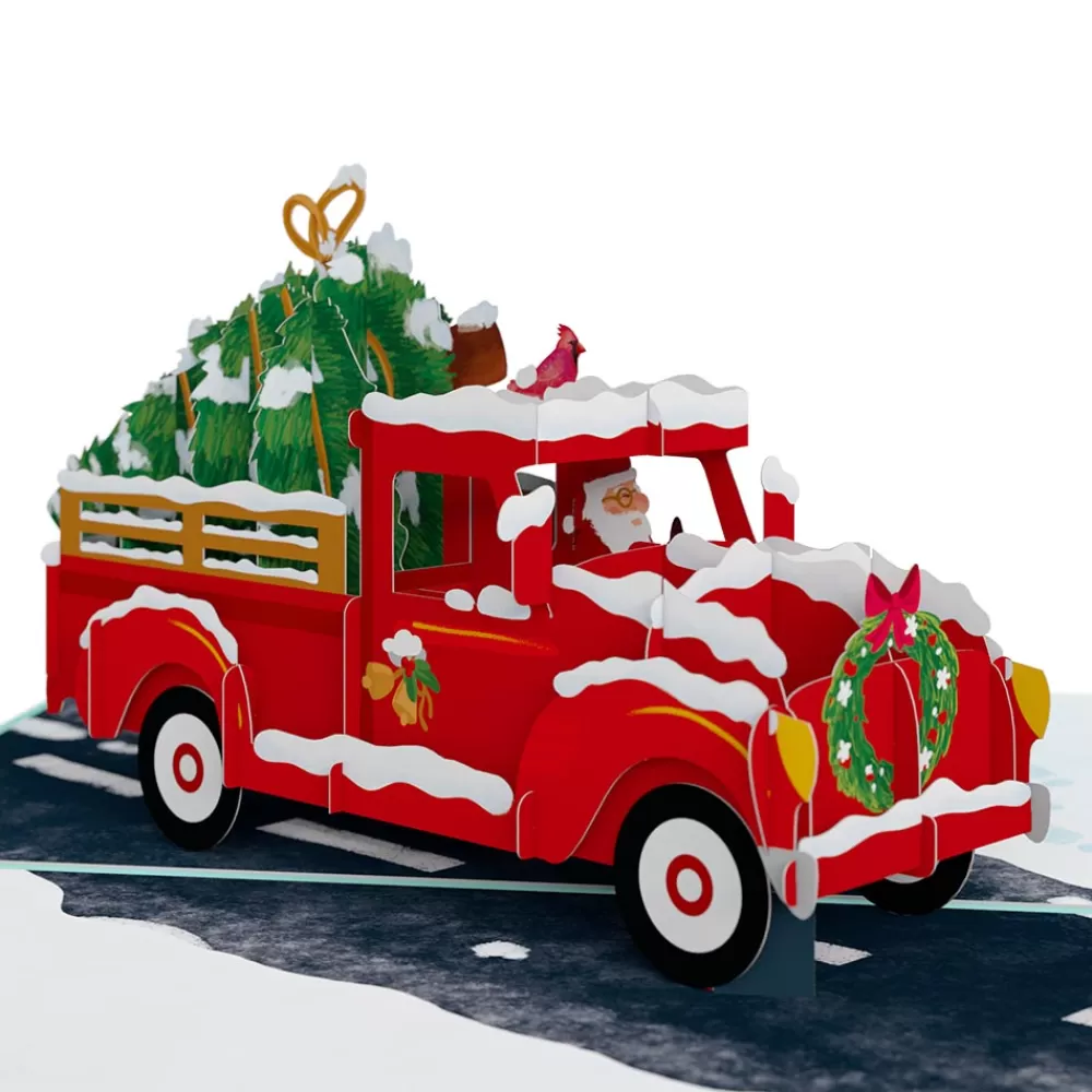 Lovepop Greeting Cards | Christmas 12/25 | Christmas Truck Pop-Up Card