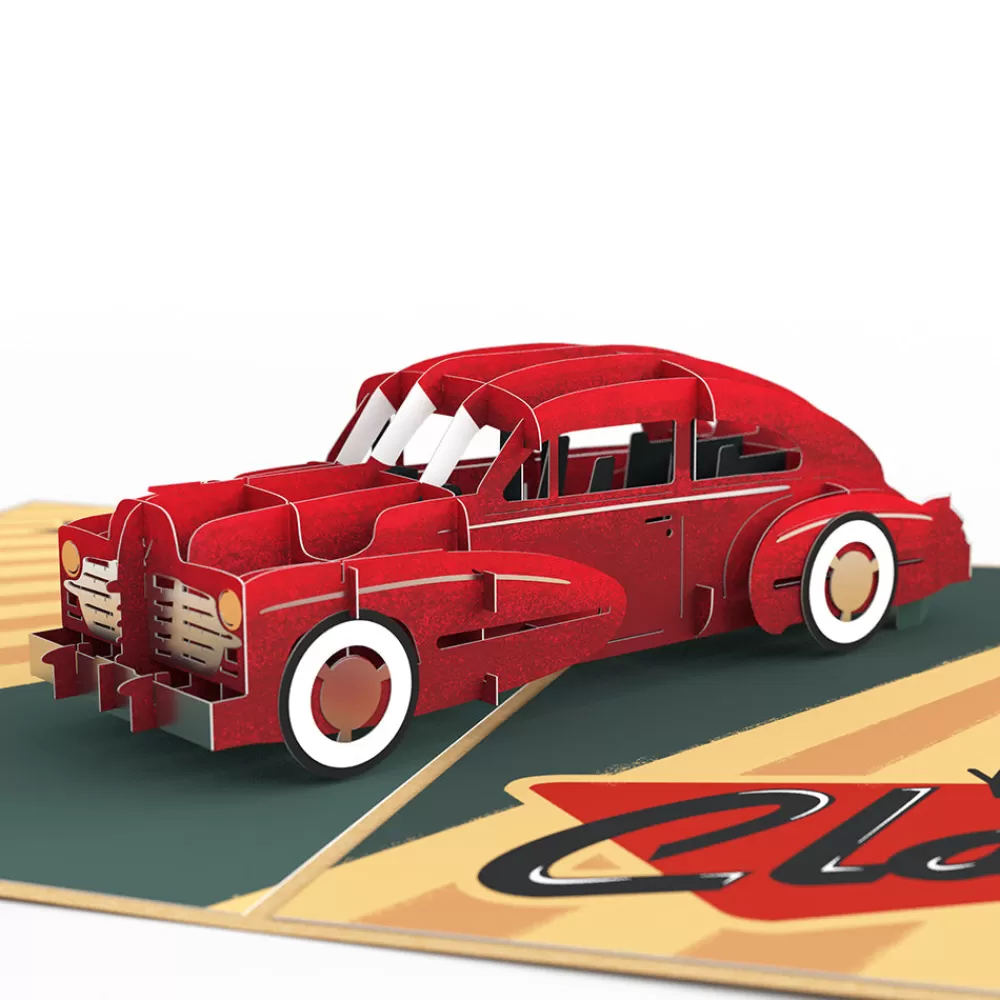 Lovepop Birthday | Classic Car Birthday Pop-Up Card and Sentiment Set for Grandpa