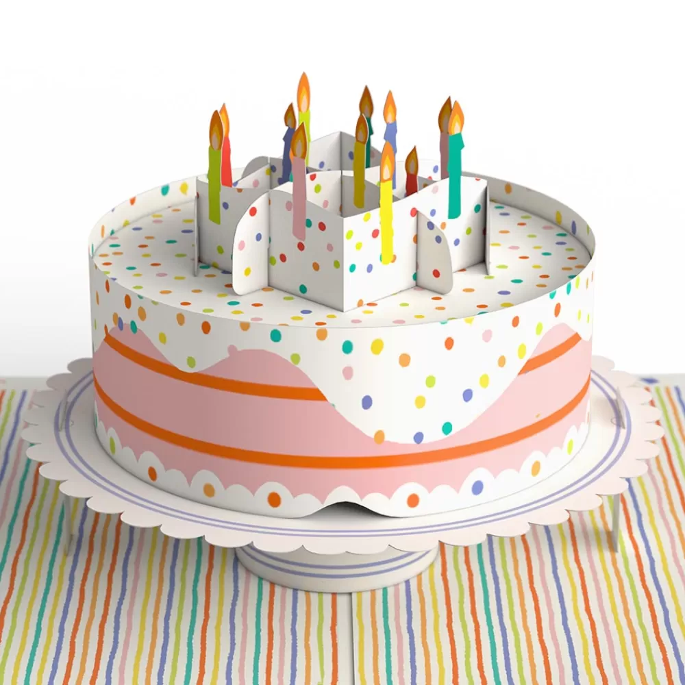 Lovepop Birthday | Confetti Cake Birthday Pop-Up Card and Survive Another Year of Adulting Sentiment Set