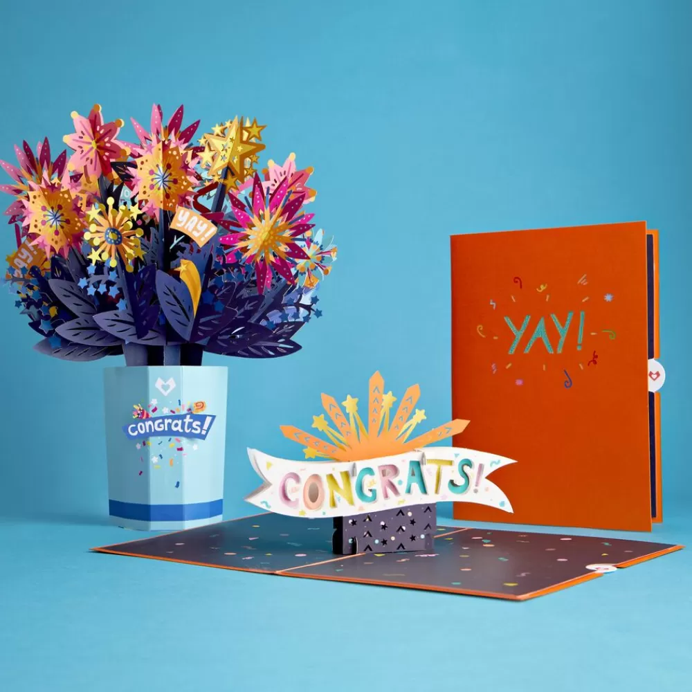 Lovepop Pop-Up Bouquets | Card & Gift Bundles | Congrats Bundle