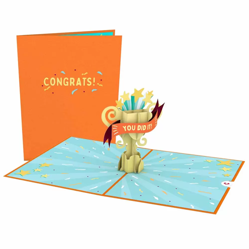 Lovepop Greeting Cards | Congratulations | Congrats Trophy Pop-Up Card