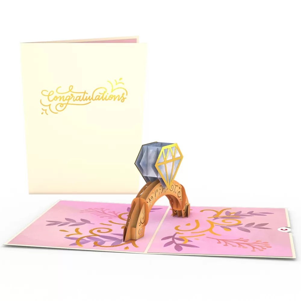 Lovepop Congratulations | Wedding | Congratulations Engagement Ring Pop-Up Card