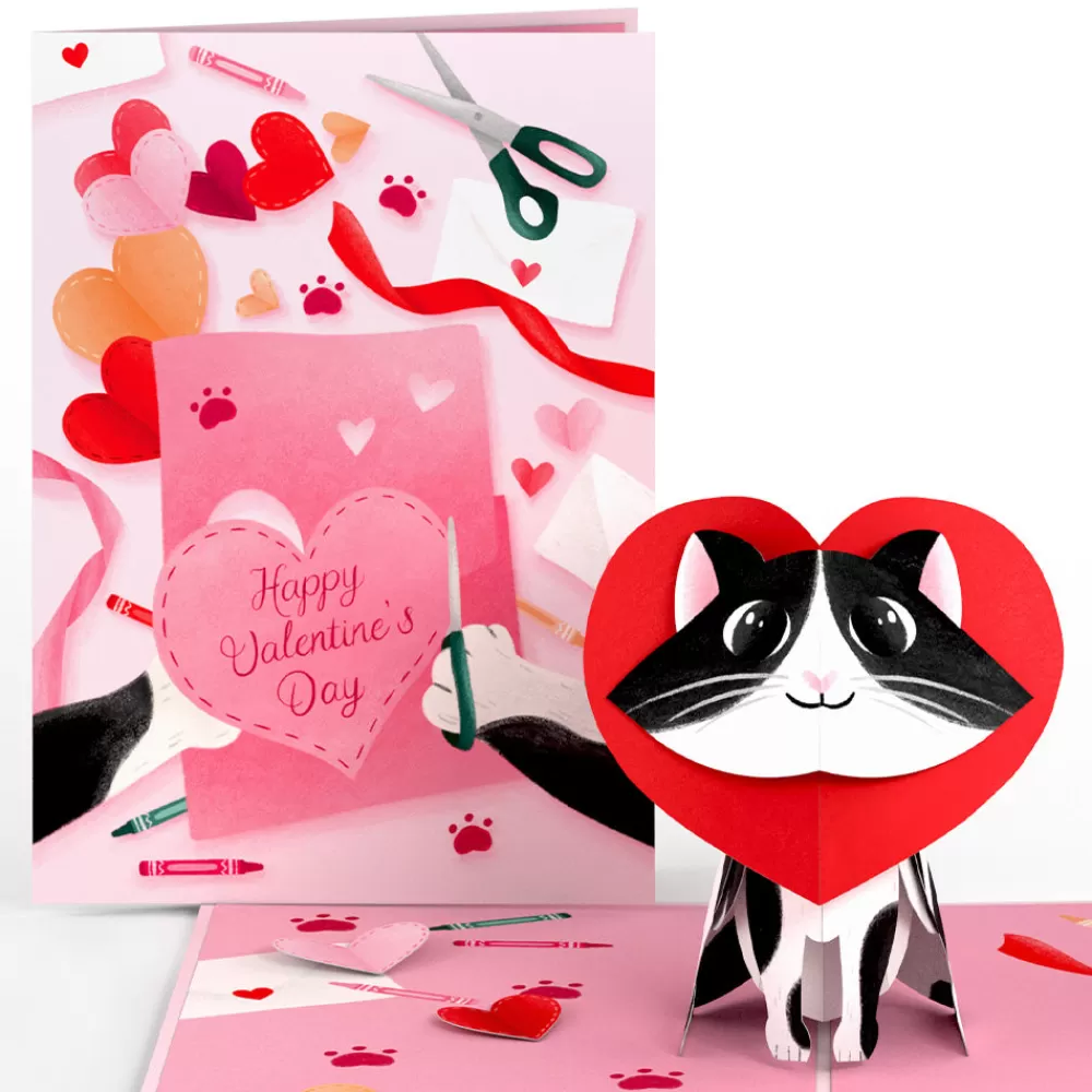 Lovepop Greeting Cards | Valentine'S Day 2/14 | Crafty Cat Valentine’s Day Surprise Pop-Up Card