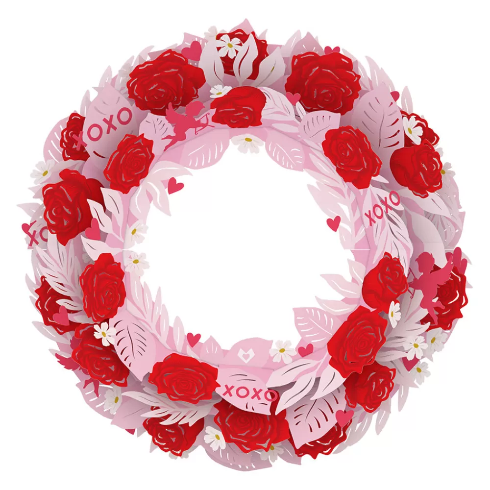 Lovepop Pop-Up Bouquets | Card & Gift Bundles | Cupid’s Valentine Wreath & XOXO Love Balloon Bouquet Bundle