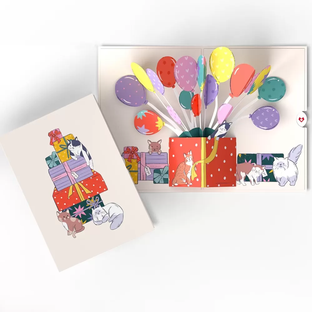 Lovepop Birthday | Curious Cats Birthday Pop-Up Card