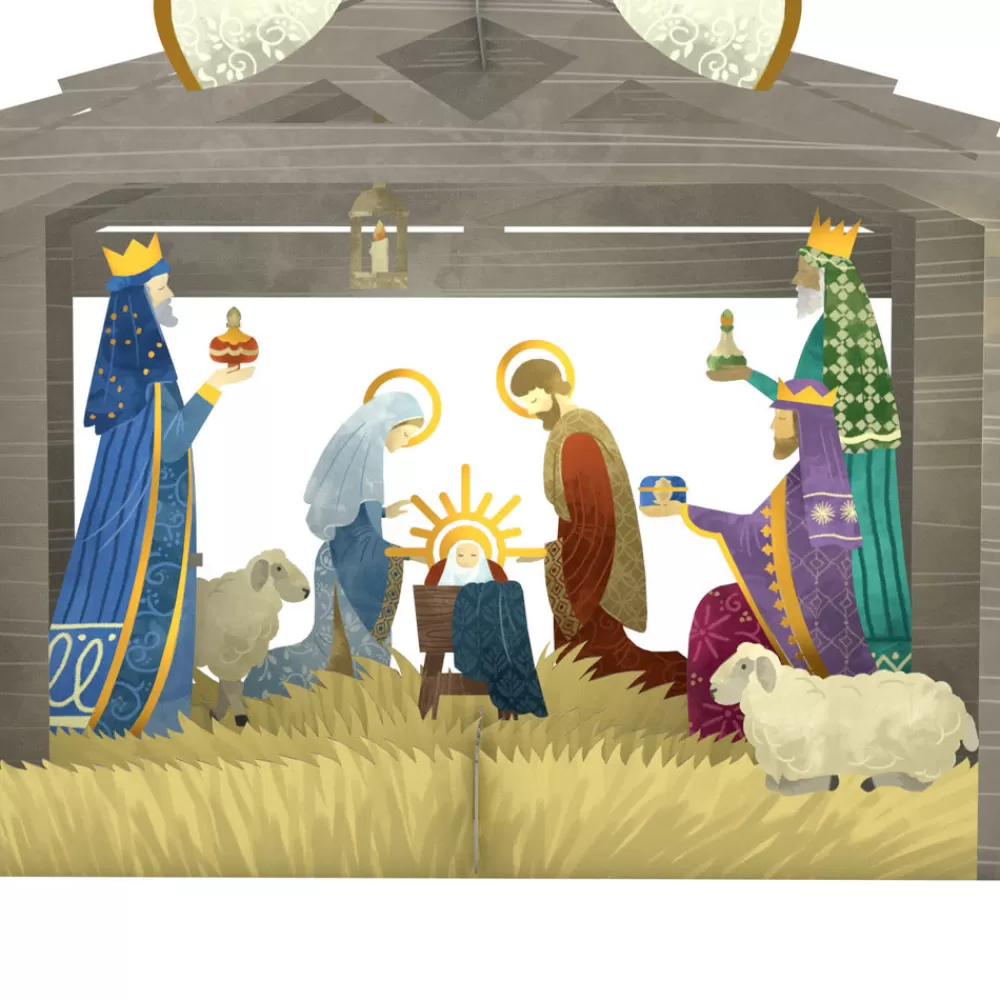 Lovepop Decor | Religious | Decorative Nativity Scene Pop-Up Gift