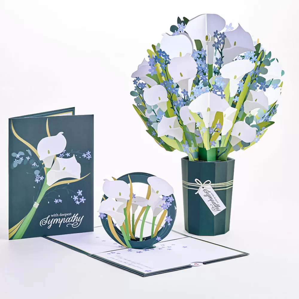 Lovepop Pop-Up Bouquets | Card & Gift Bundles | Deepest Sympathy Pop-Up Card & Bouquet Bundle