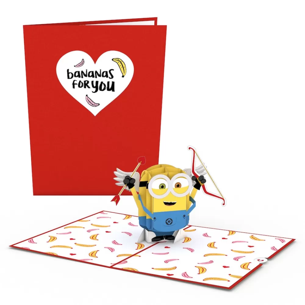 Lovepop Greeting Cards | Anniversary | Despicable Me Minions Bananas For You Pop-Up Card