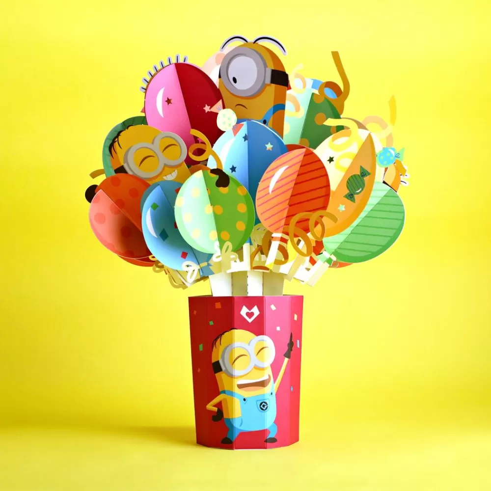 Lovepop Pop-Up Bouquets | Birthday | Despicable Me Minions Birthday Balloon Bouquet