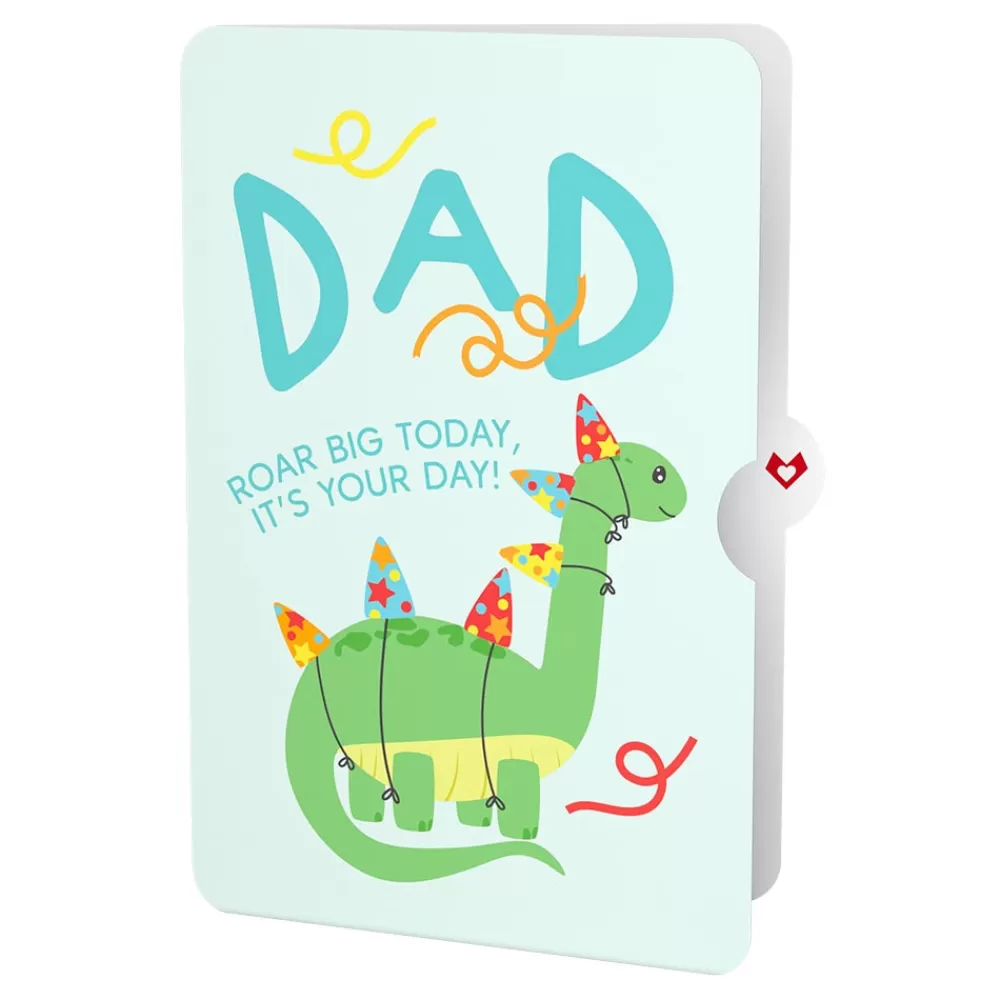 Lovepop Birthday | Dad | Dinosaurs Birthday Pop-Up Card and Sentiment Set for Dad