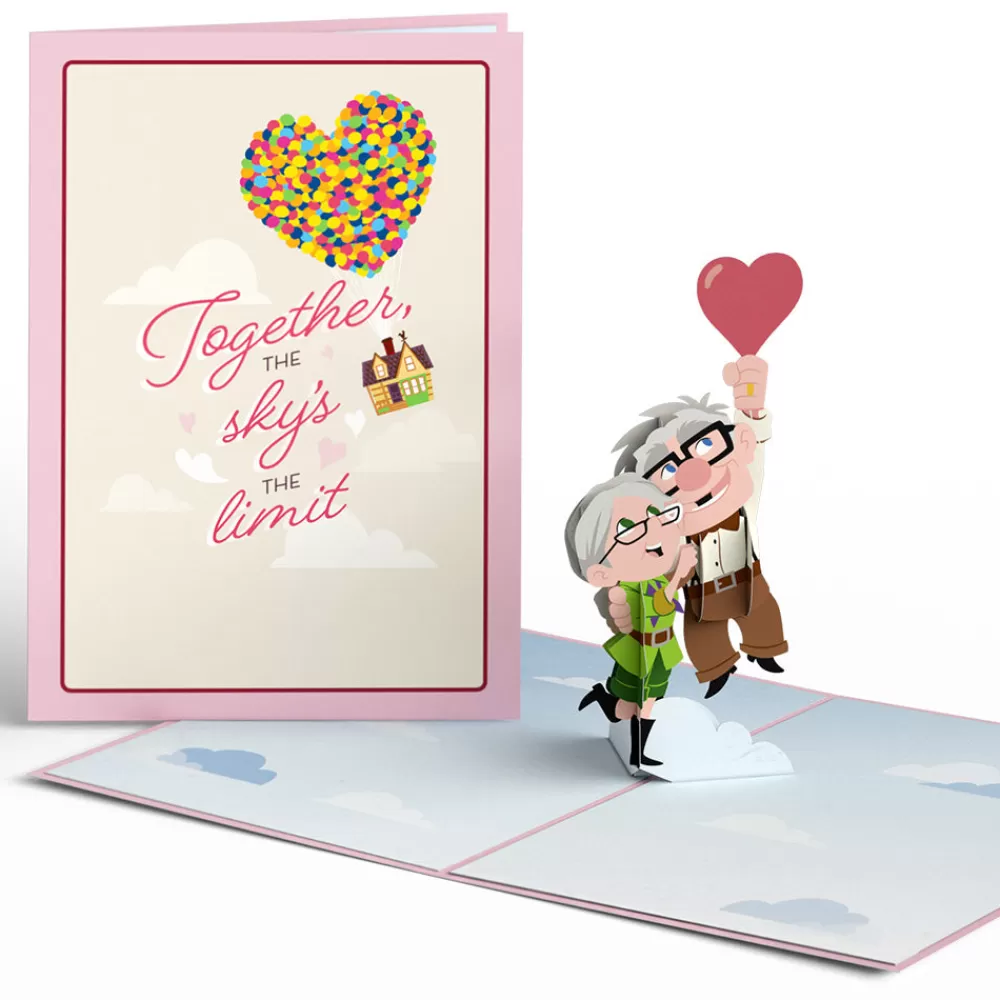 Lovepop Pop-Up Bouquets | Card & Gift Bundles | Disney and Pixar Up Sky Is the Limit Pop-Up Card & Flower Buds Bouquet Bundle