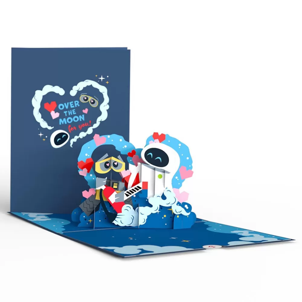 Lovepop Greeting Cards | Anniversary | Disney and Pixar's WALL•E Over The Moon For You Pop-Up Card