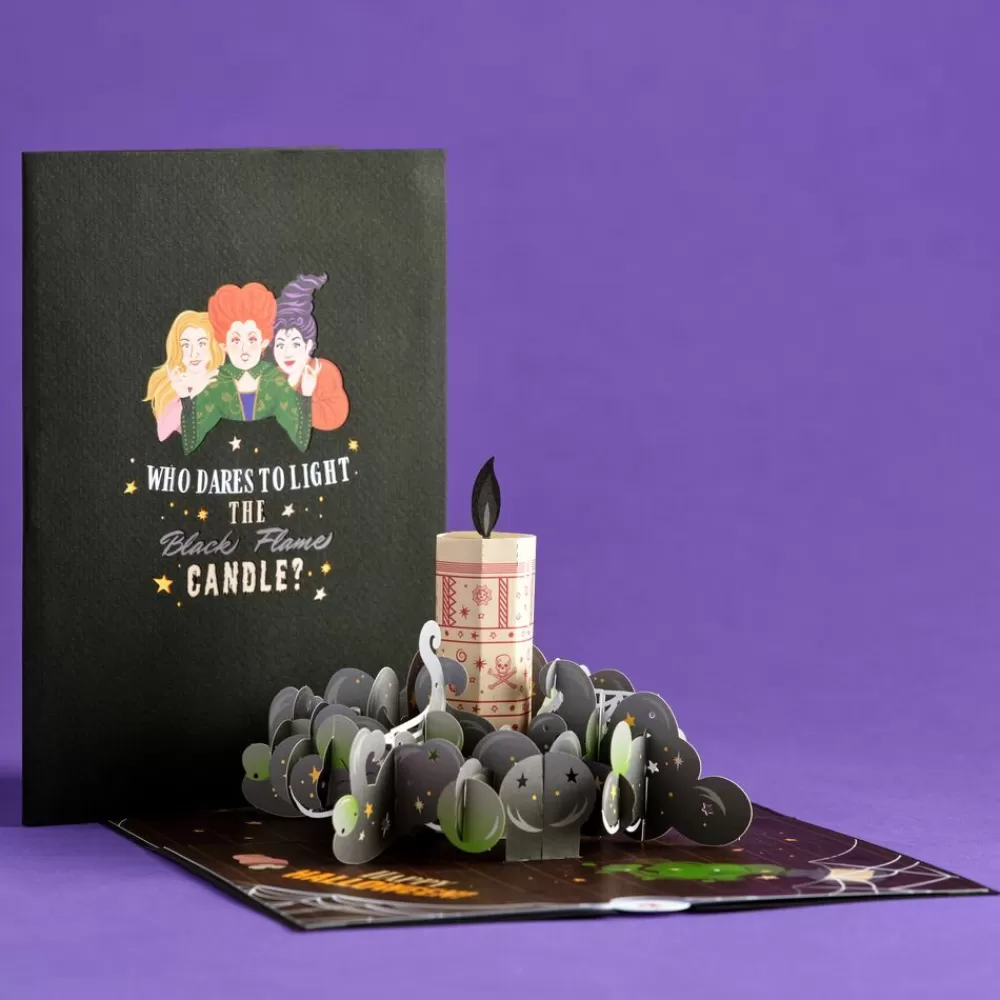 Lovepop Halloween 10/31 | Disney | Disney Hocus Pocus Black Flame Candle Pop-Up Card