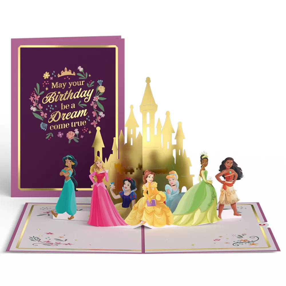 Lovepop Greeting Cards | Birthday | Disney Princess Birthday Dreams Come True Pop-Up Card