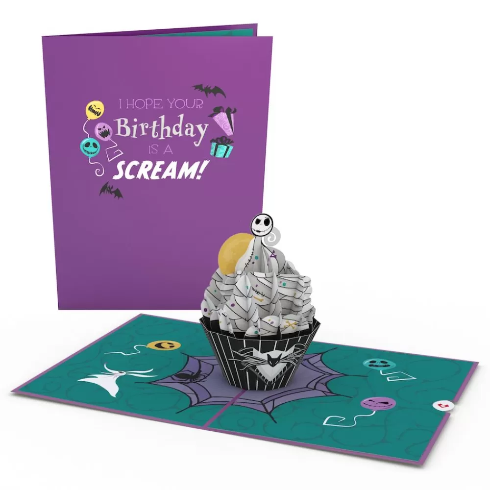 Lovepop Birthday | Kids | Disney Tim Burton's The Nightmare Before Christmas Birthday Cupcake Pop-Up Card