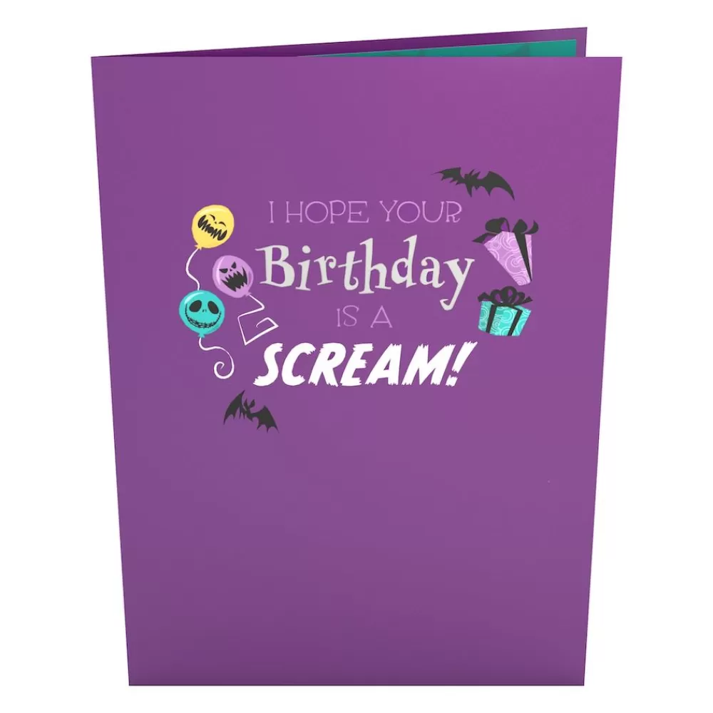 Lovepop Birthday | Kids | Disney Tim Burton's The Nightmare Before Christmas Birthday Cupcake Pop-Up Card