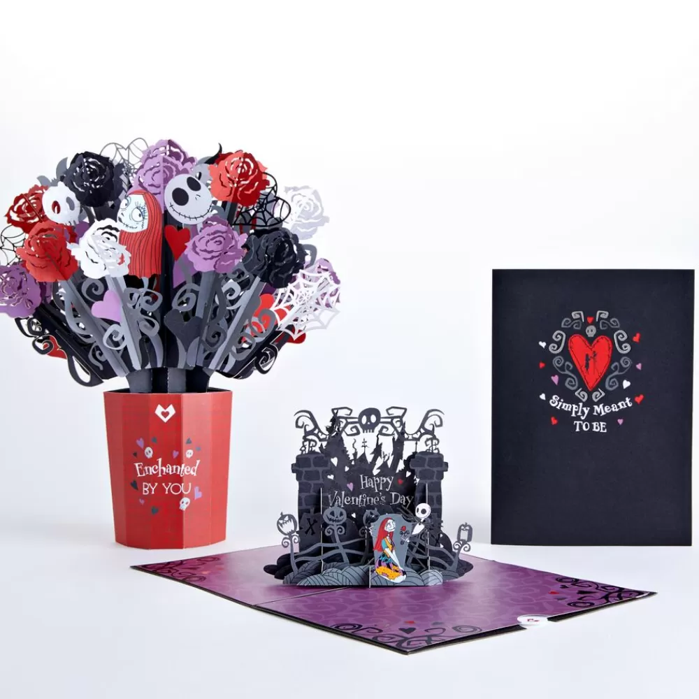 Lovepop Pop-Up Bouquets | Card & Gift Bundles | Disney Tim Burton's The Nightmare Before Christmas Enchanted Love Bundle